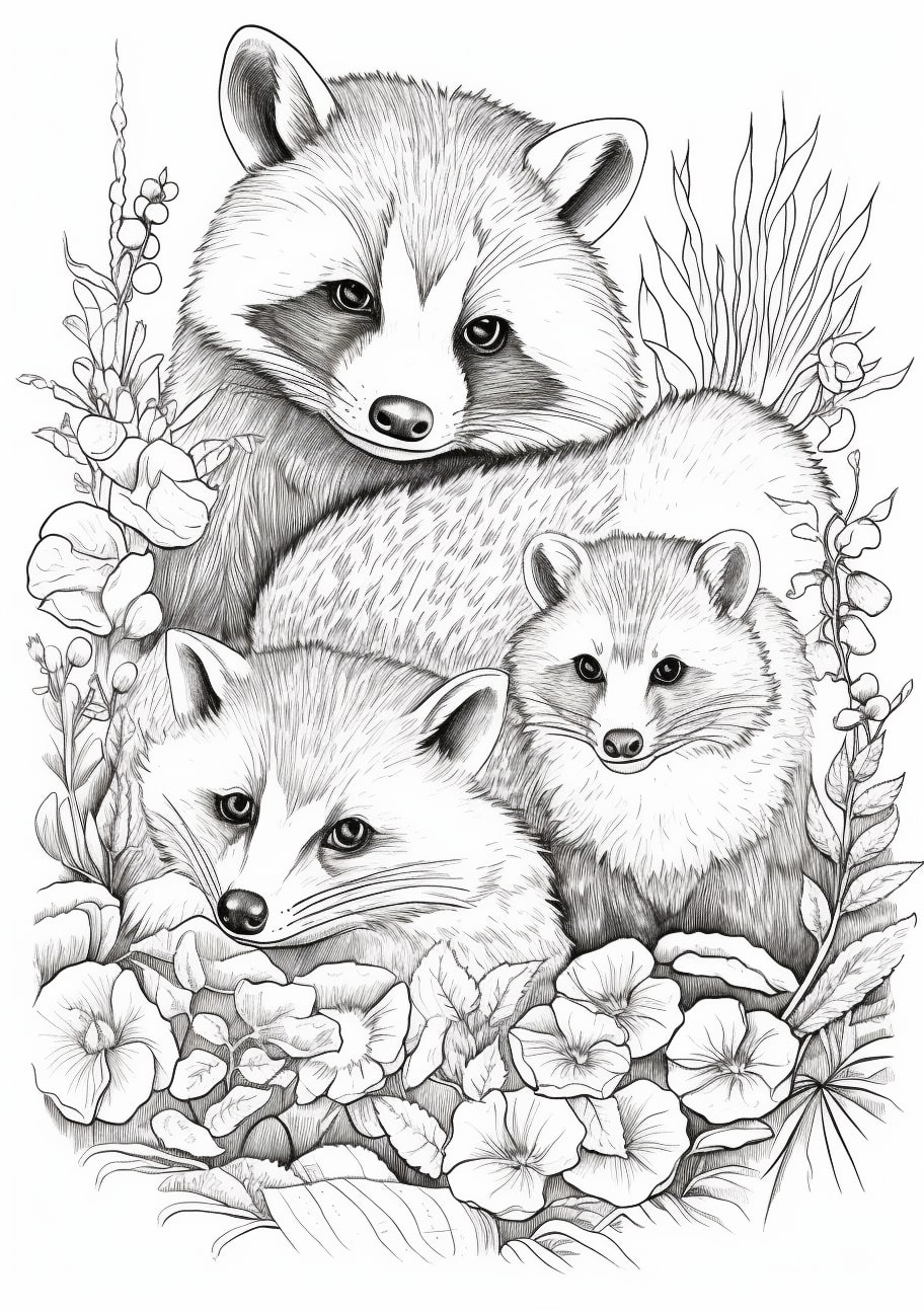 Mammals Coloring Pages, Mammals