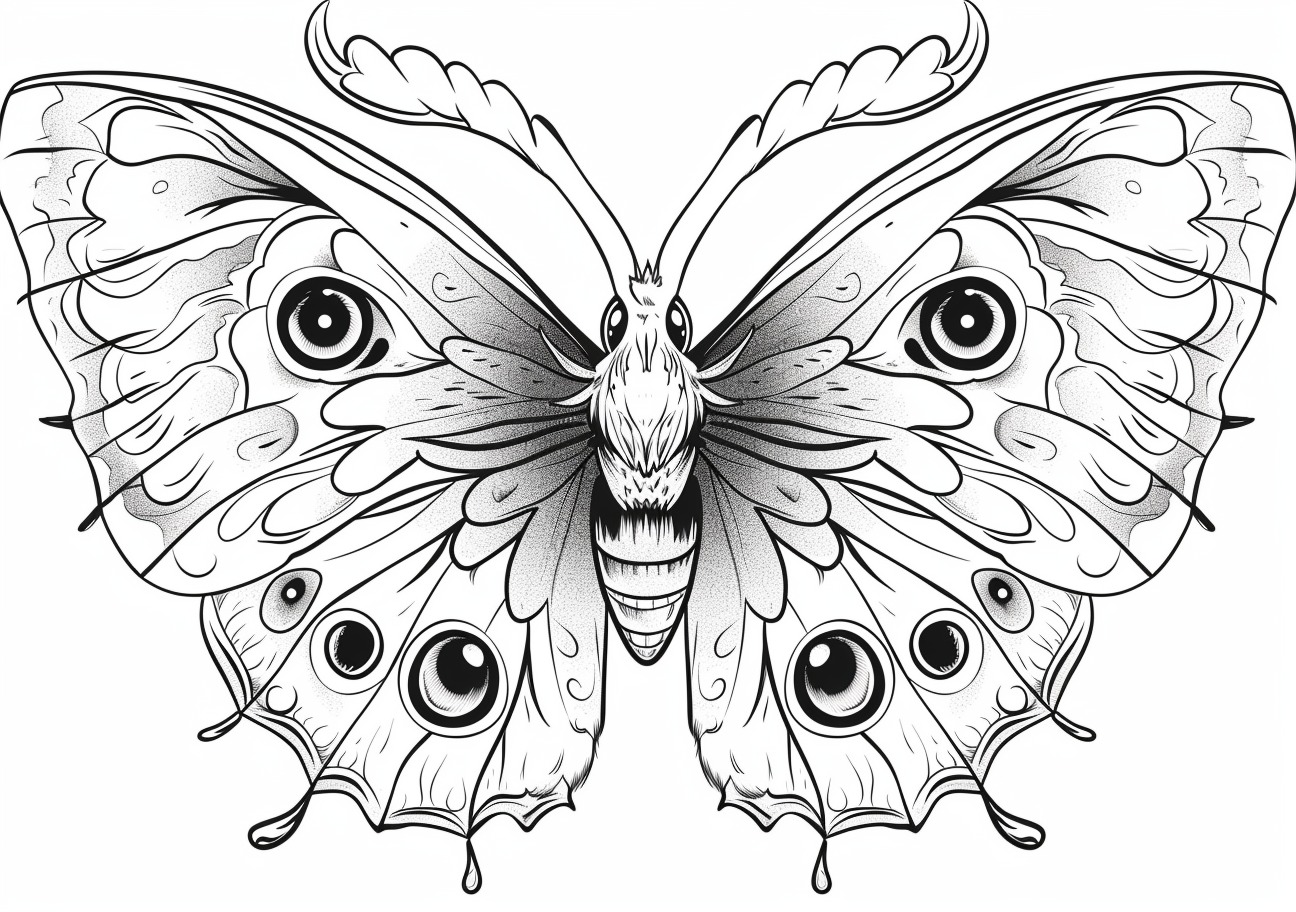 Butterfly Coloring Pages, Butterfly angry