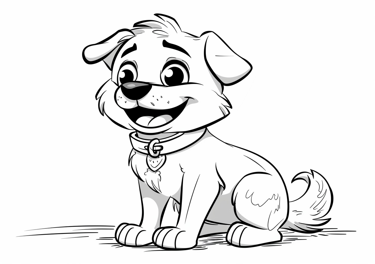 Canidae Coloring Pages, Funny canidae