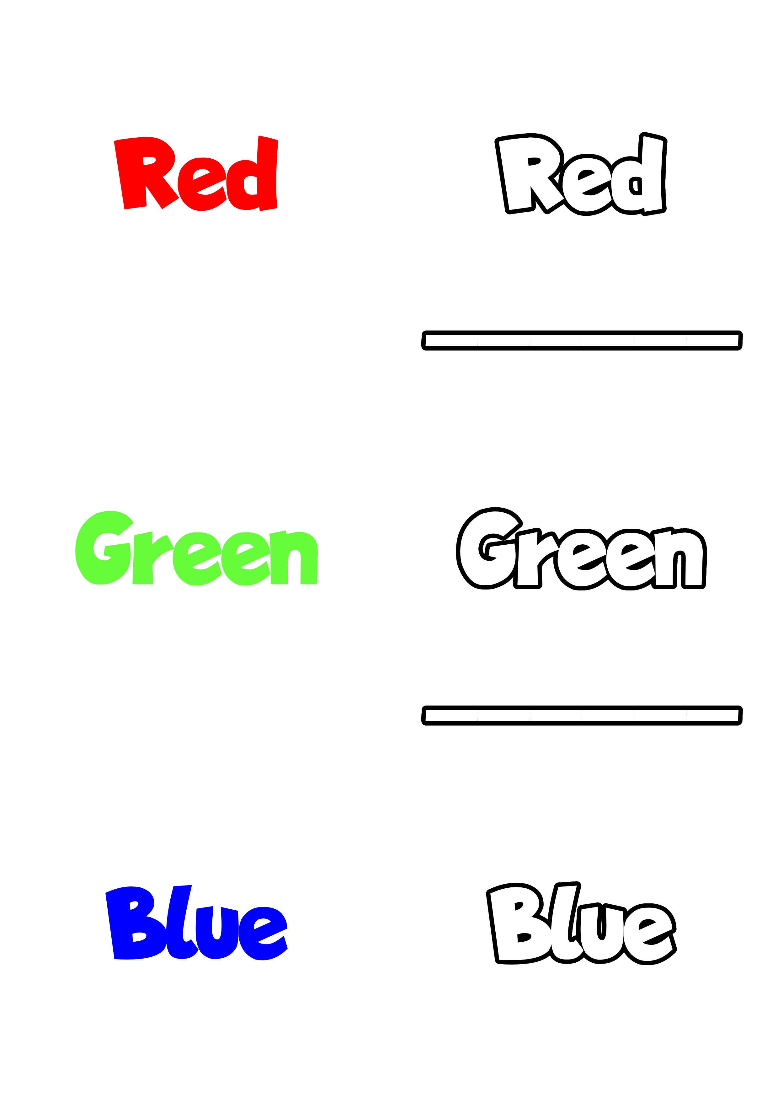 Learn Basic Colors for Kids, rgb colors