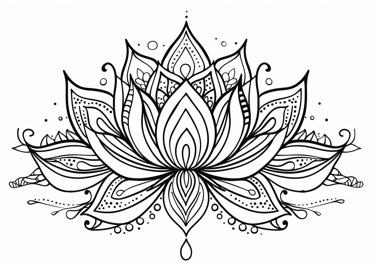 Lotus Mandala Ideas, lotus mandala art