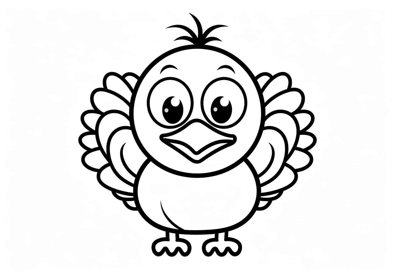 Turkey Coloring Pages, emoji turkey