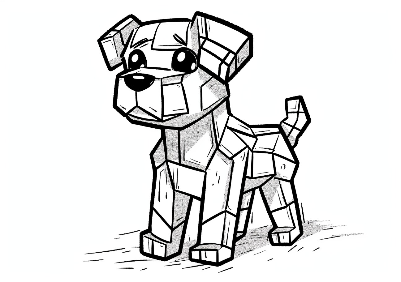 Pet Coloring Pages, Pet minecraft