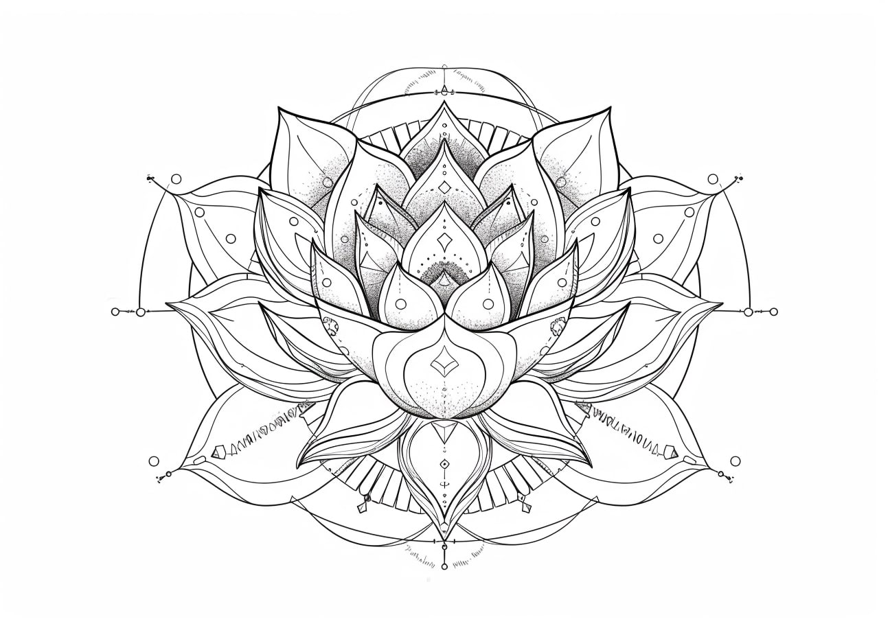 Lotus Mandala Ideas, Lotus mandala