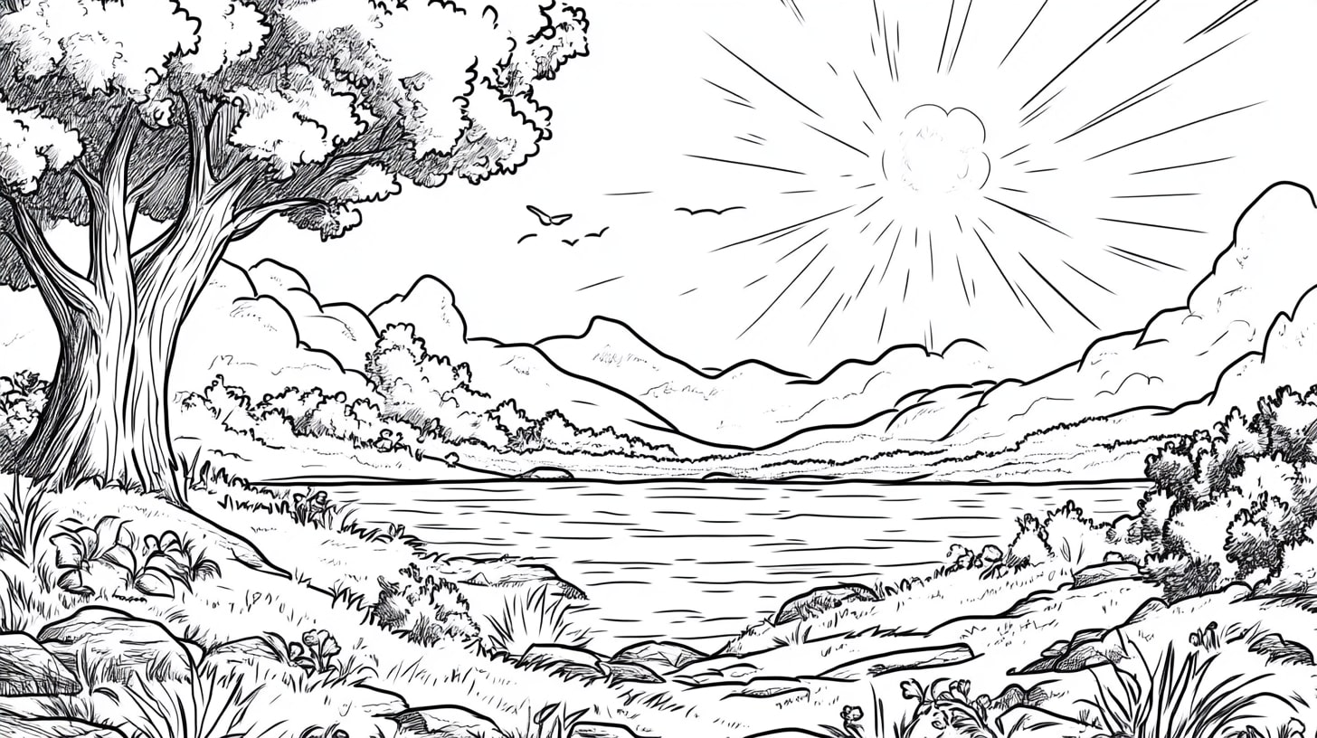 Bible Stories Coloring Pages, Bible Stories of the Creation