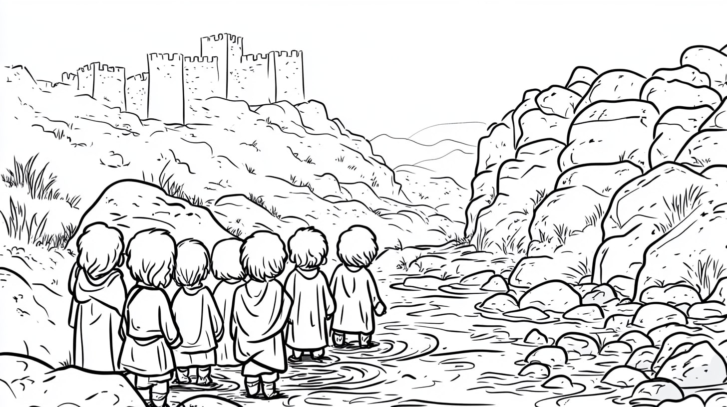 Bible Stories Coloring Pages, Bible Stories of the Exodus