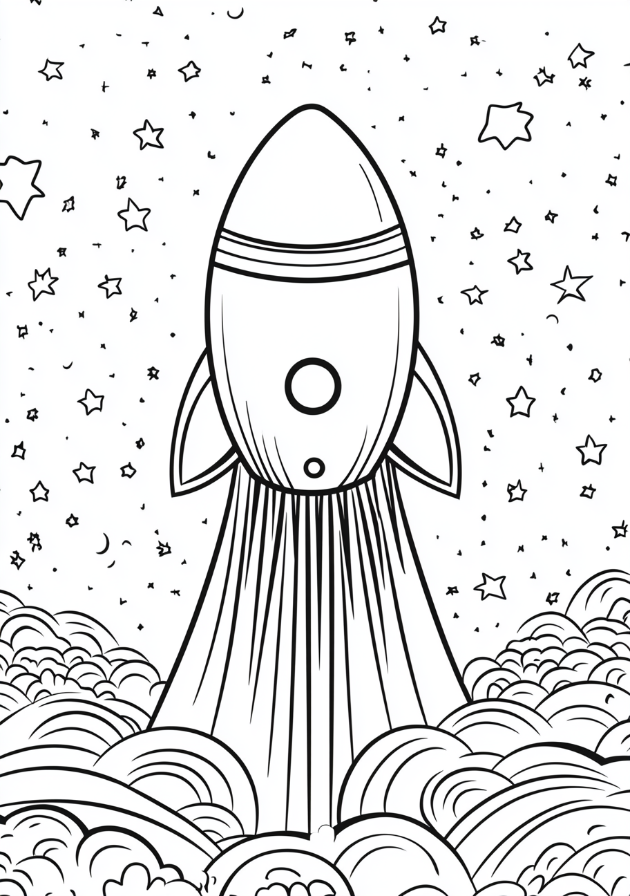 Space Coloring Pages, Space vast