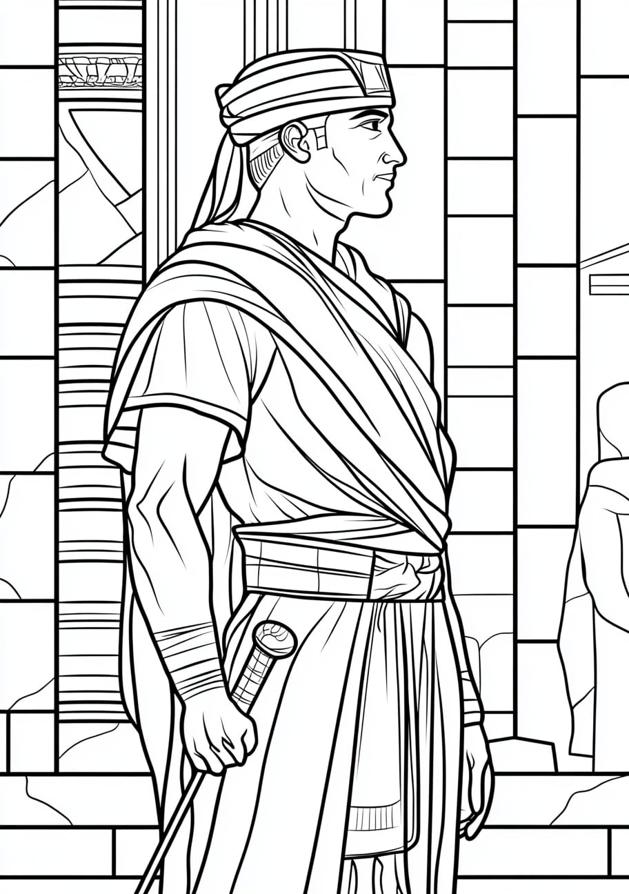 Israelites in Egypt Coloring Pages, The plagues of Egypt